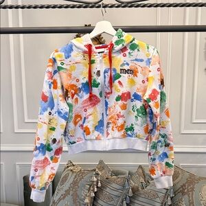 M&M'S Colorful Splatter Hoodie Size large
